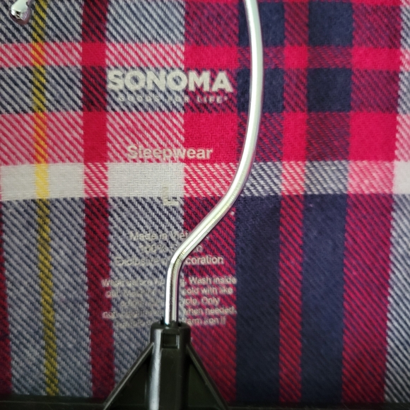 Sonoma Women's Plaid Pajama Set - Pink and Blue Size: L - Picture 12 of 12